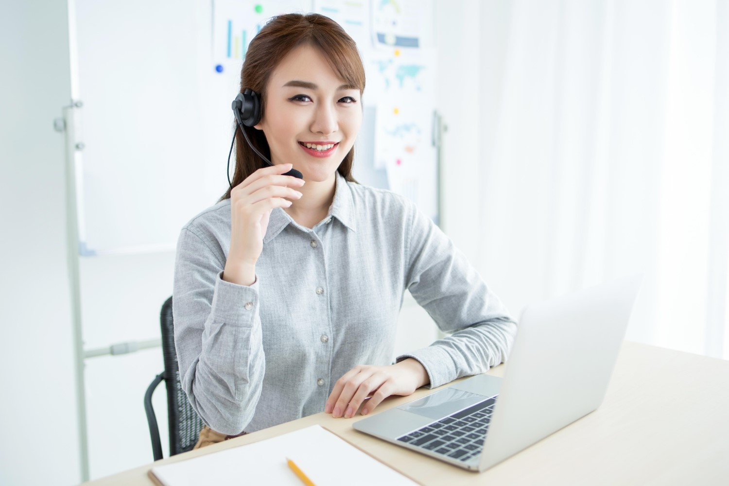 A Young Girl is Using CRM Tools for Modern Businesses