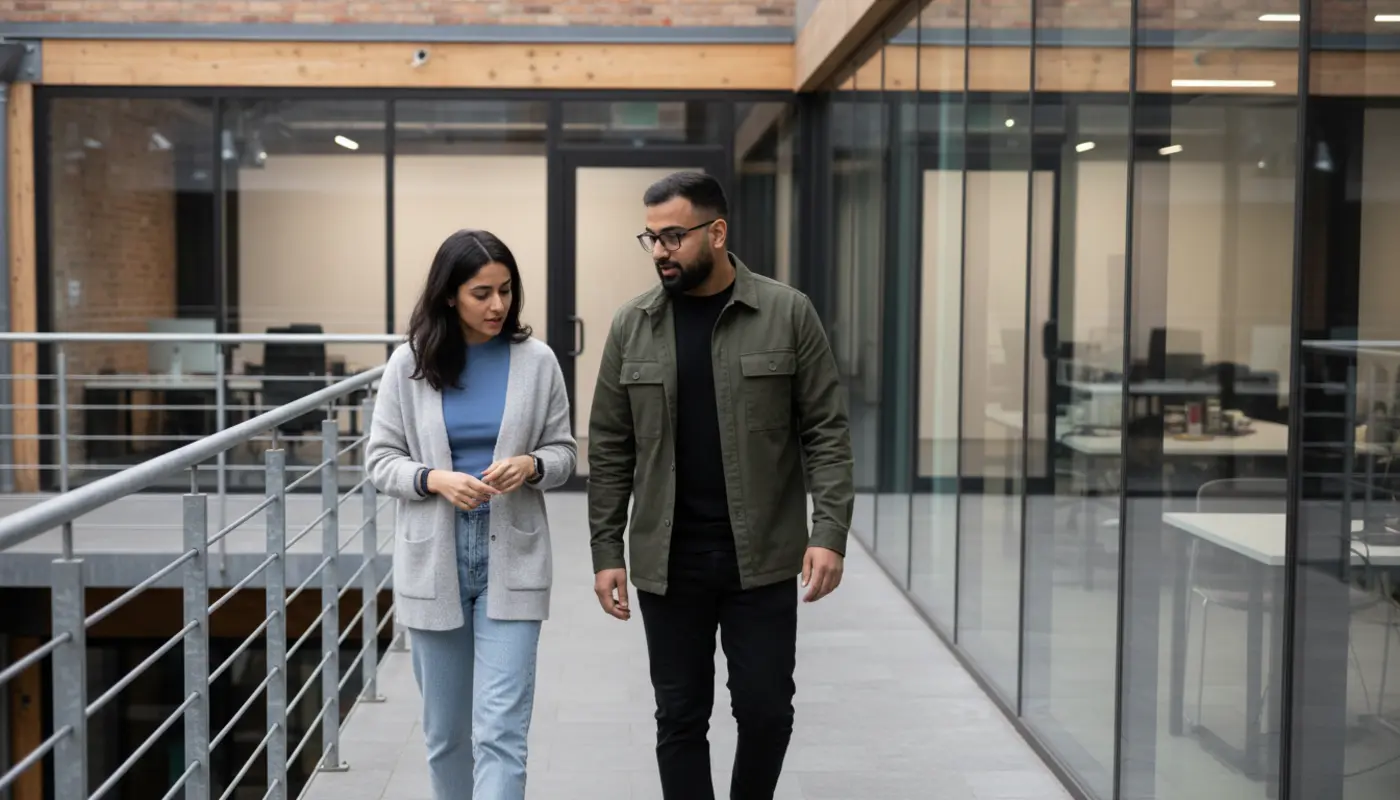 UK audience using TikTok on smartphones in a relaxed home setting